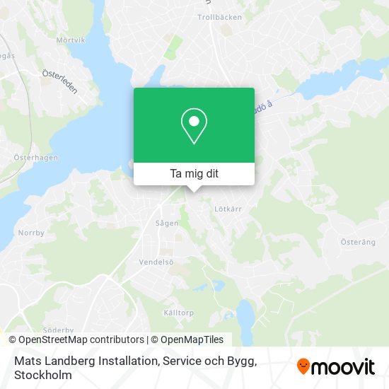 Mats Landberg Installation, Service och Bygg karta