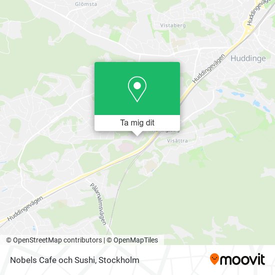 Nobels Cafe och Sushi karta