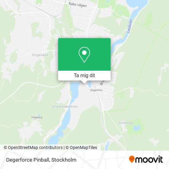Degerforce Pinball karta