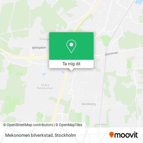Mekonomen bilverkstad karta
