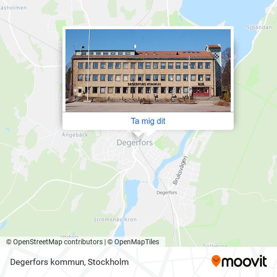 Degerfors kommun karta