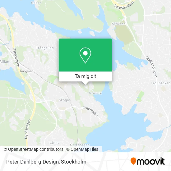 Peter Dahlberg Design karta