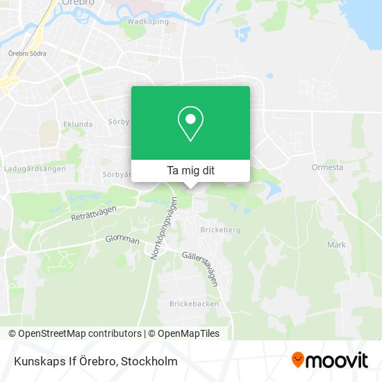 Kunskaps If Örebro karta