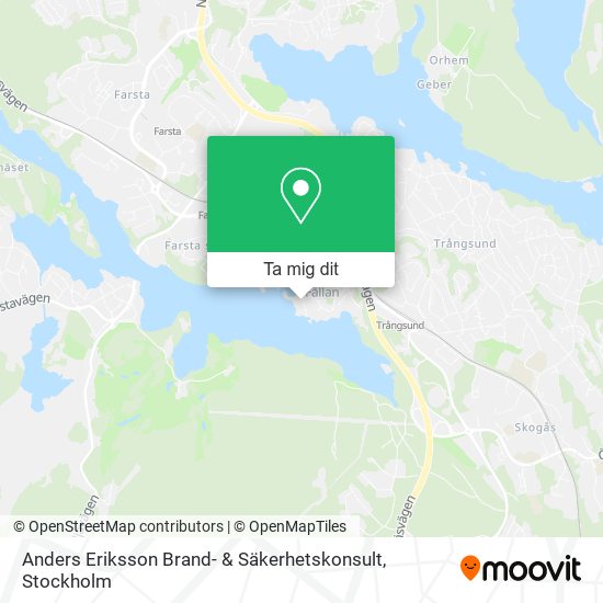Anders Eriksson Brand- & Säkerhetskonsult karta