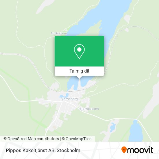 Pippos Kakeltjänst AB karta