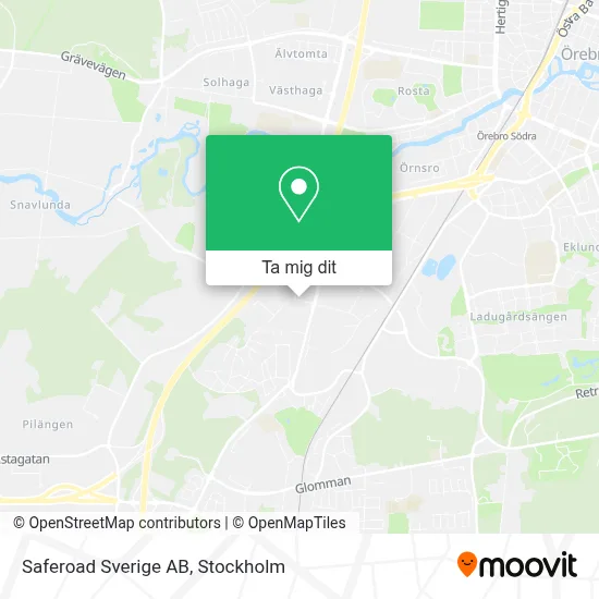 Saferoad Sverige AB karta