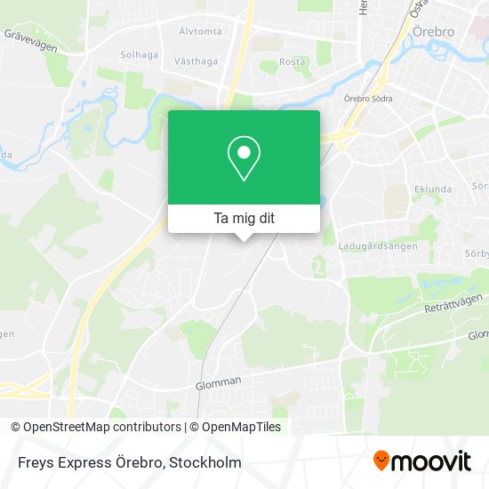 Freys Express Örebro karta