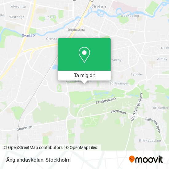 Änglandaskolan karta