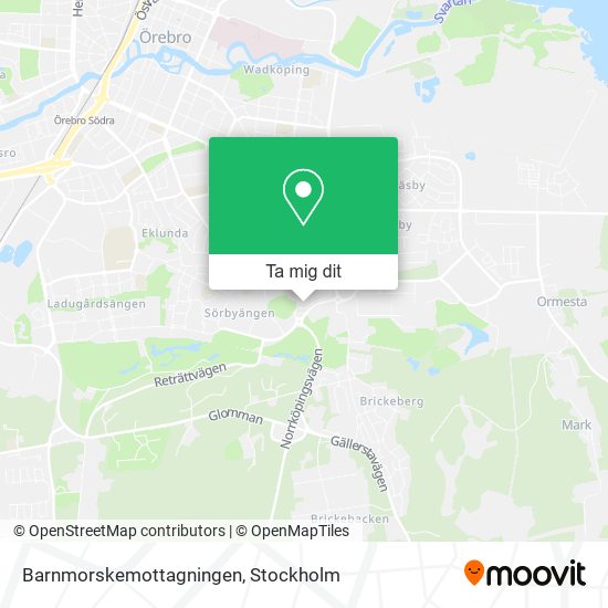 Barnmorskemottagningen karta