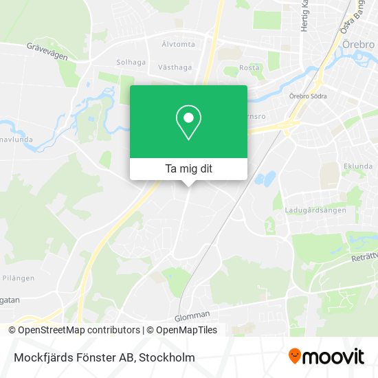 Mockfjärds Fönster AB karta
