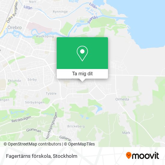 Fagertärns förskola karta