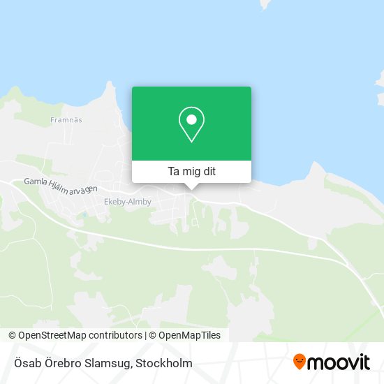 Ösab Örebro Slamsug karta
