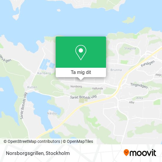Norsborgsgrillen karta