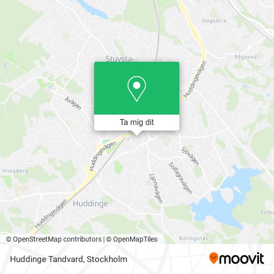 Huddinge Tandvard karta