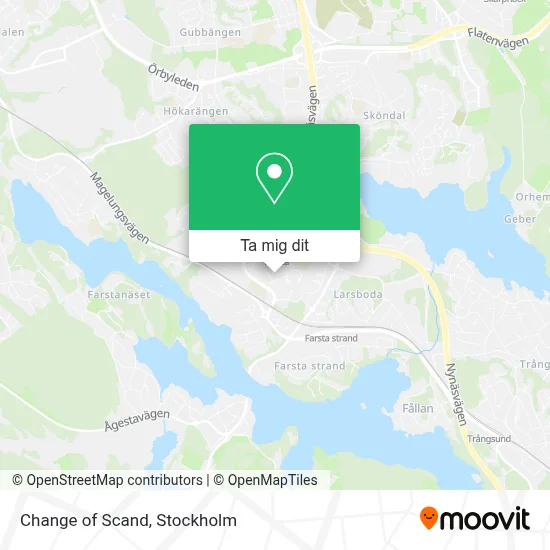 Change of Scand karta