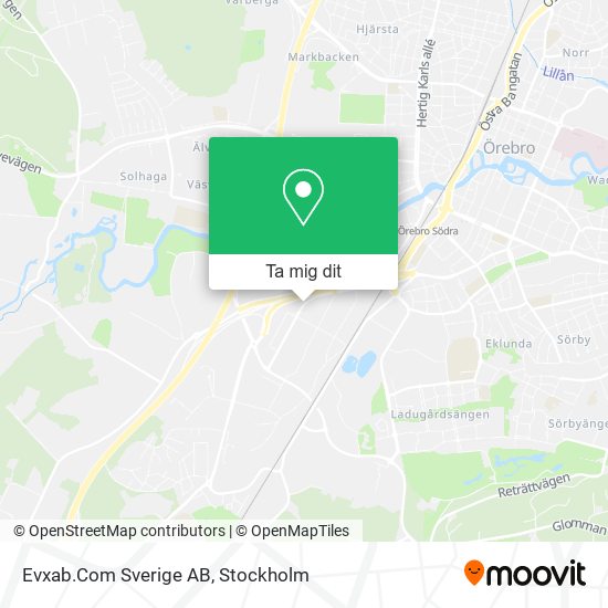 Evxab.Com Sverige AB karta