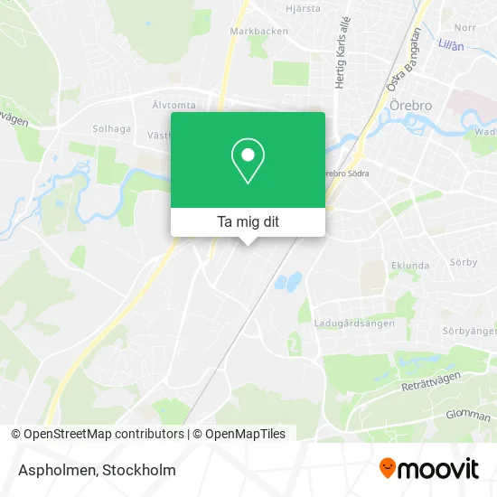 Aspholmen karta