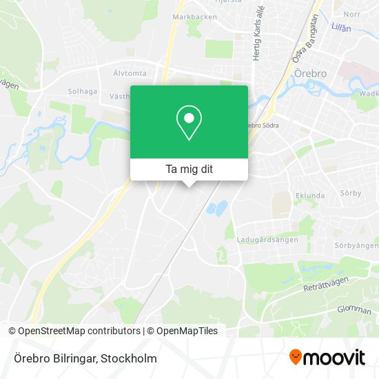 Örebro Bilringar karta
