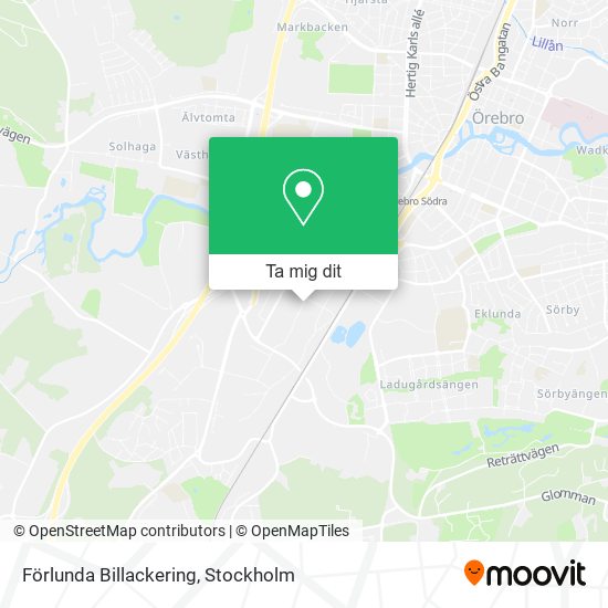 Förlunda Billackering karta