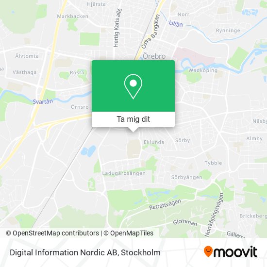 Digital Information Nordic AB karta