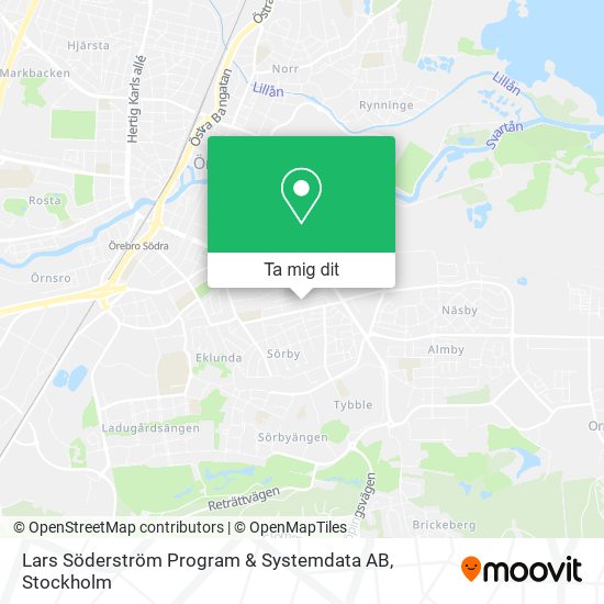 Lars Söderström Program & Systemdata AB karta