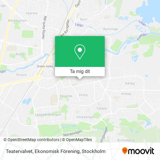 Teatervalvet, Ekonomisk Förening karta