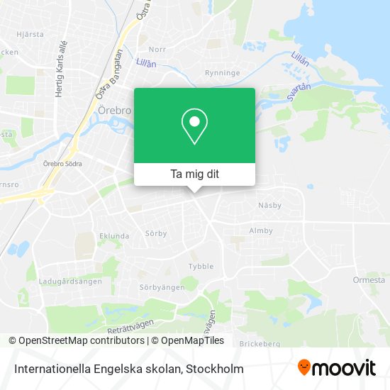 Internationella Engelska skolan karta