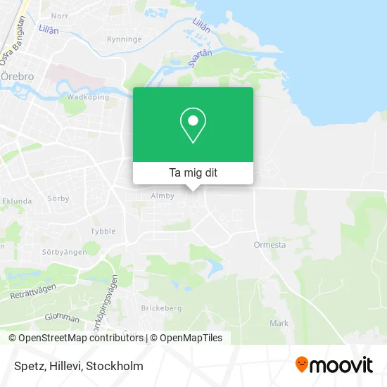 Spetz, Hillevi karta