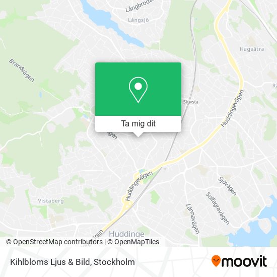 Kihlbloms Ljus & Bild karta
