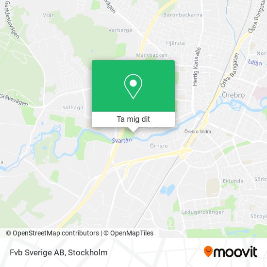Fvb Sverige AB karta