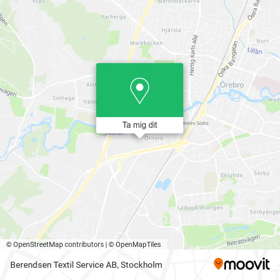 Berendsen Textil Service AB karta