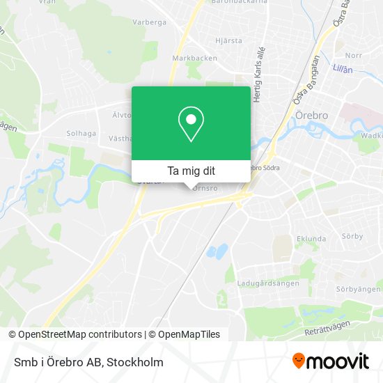 Smb i Örebro AB karta