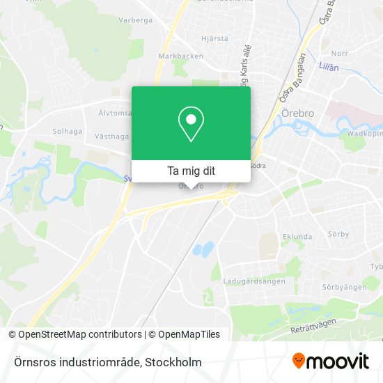 Örnsros industriområde karta