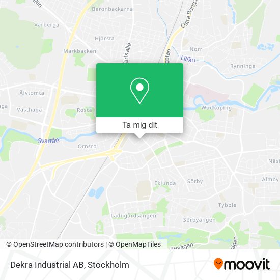 Dekra Industrial AB karta