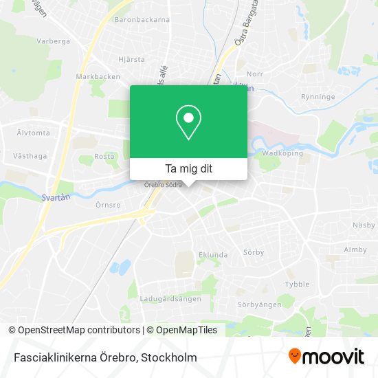 Fasciaklinikerna Örebro karta