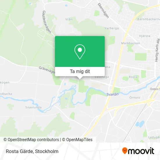 Rosta Gärde karta