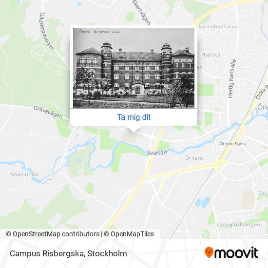 Campus Risbergska karta