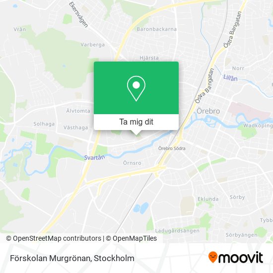 Förskolan Murgrönan karta