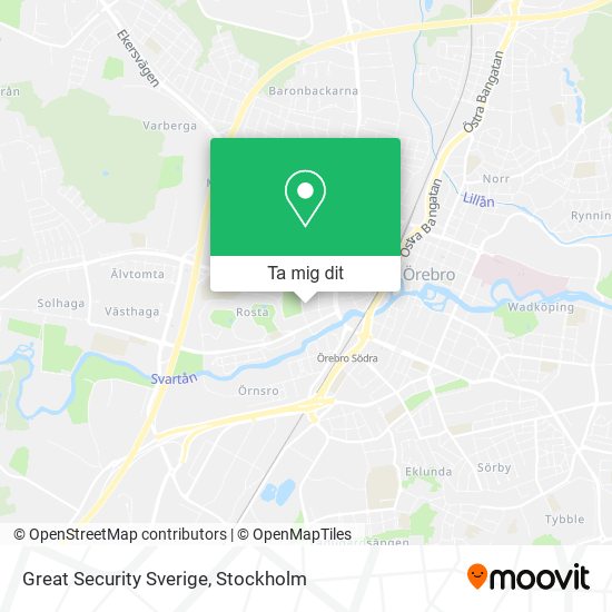 Great Security Sverige karta
