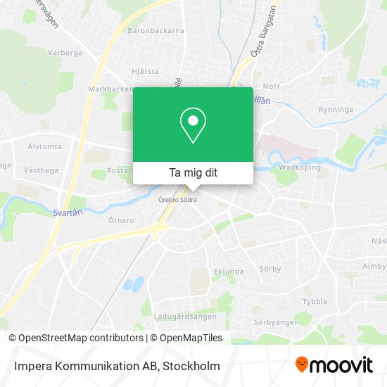 Impera Kommunikation AB karta