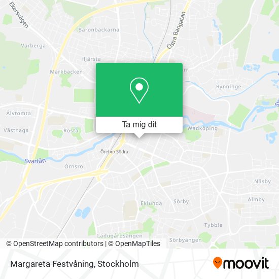 Margareta Festvåning karta