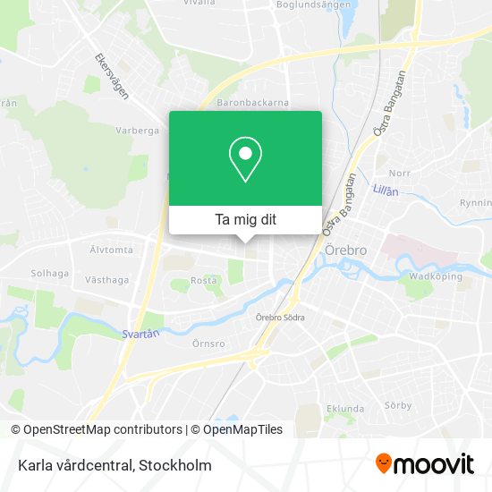 Karla vårdcentral karta