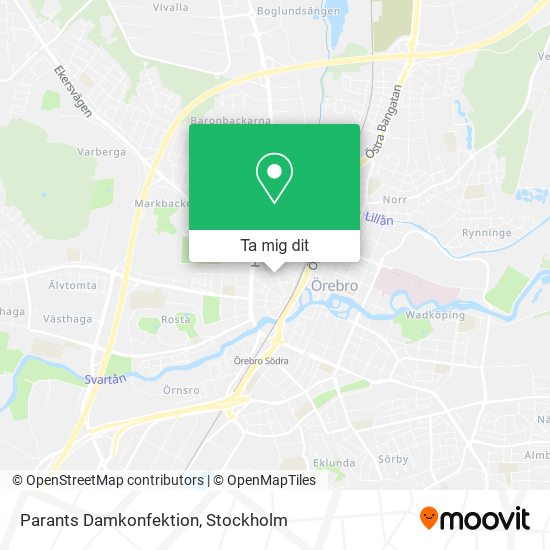 Parants Damkonfektion karta
