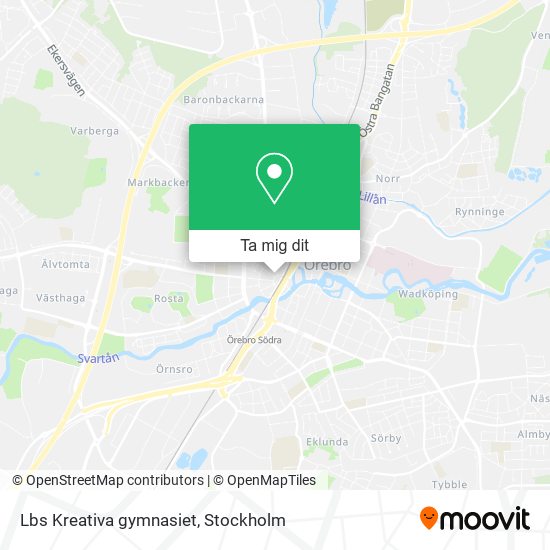 Lbs Kreativa gymnasiet karta