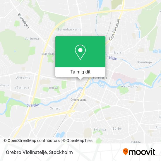 Örebro Violinateljé karta