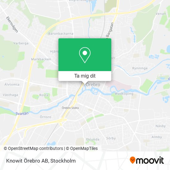 Knowit Örebro AB karta