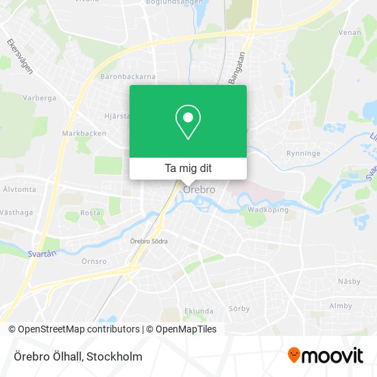 Örebro Ölhall karta