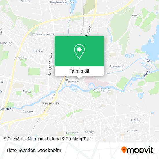 Tieto Sweden karta
