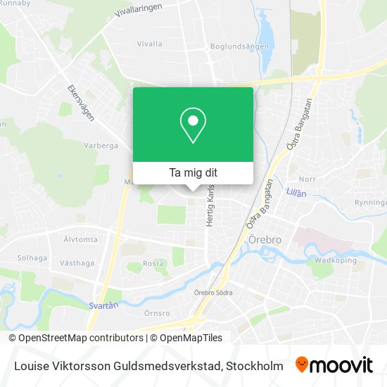 Louise Viktorsson Guldsmedsverkstad karta