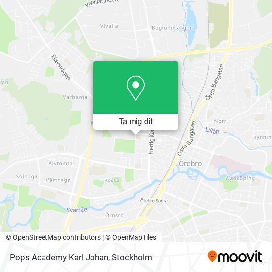 Pops Academy Karl Johan karta
